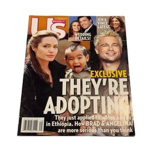 Us Weekly July 18 2005 Iss 544 Brad Pitt Angelina Jolie Jennifer Garner Wedding